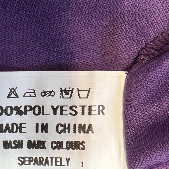 Nemidor Dress Top See-Thru Purple Belt Short Sleeve Floral Cocktail Size 20 - Picture 6 of 9